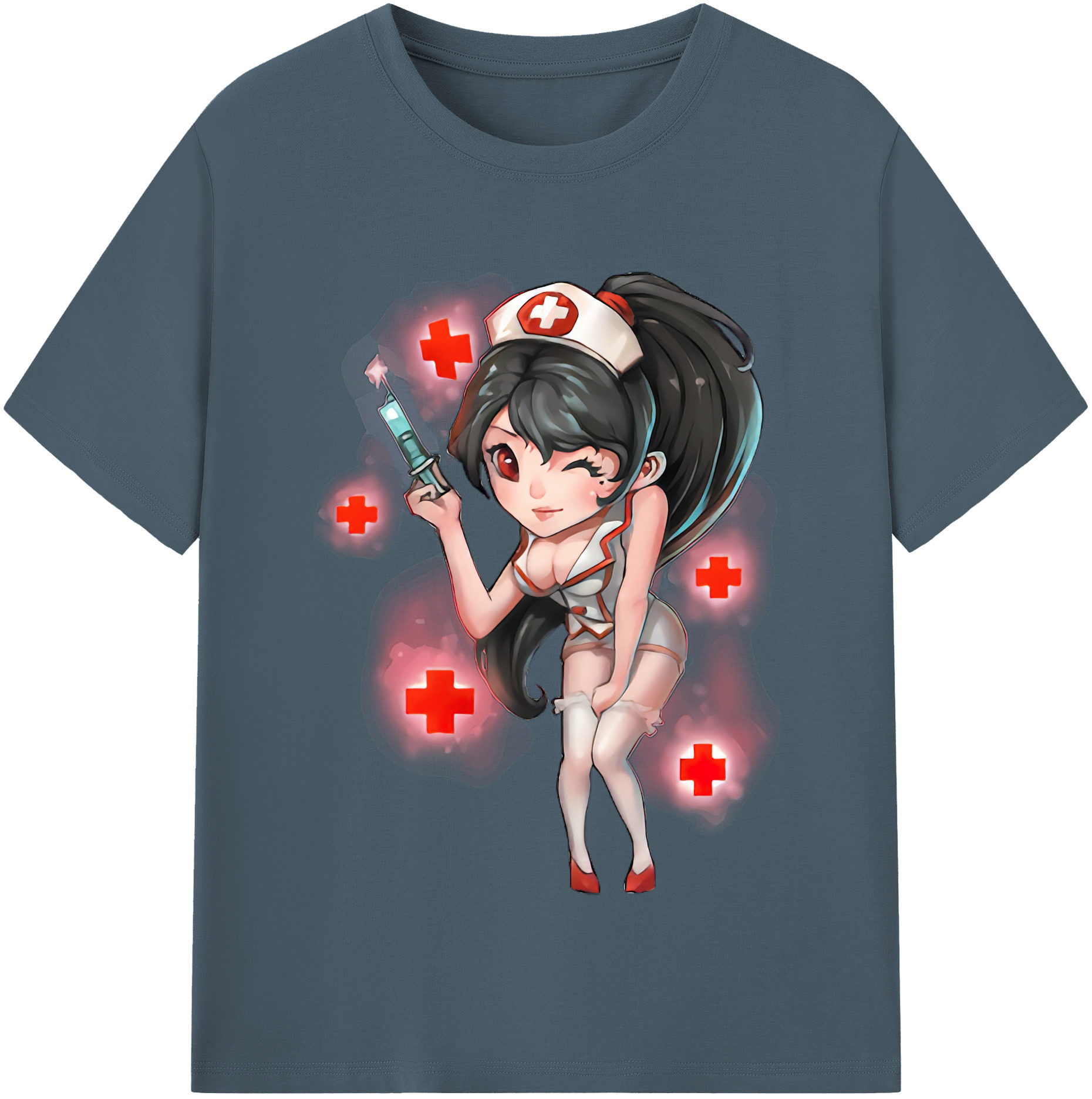 リーグ・オブ・レジェンド League of Legends LOL 綿100％半袖Tシャツ（フロントプリント）